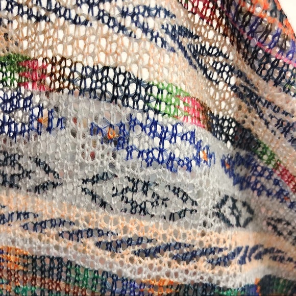 ZARA Trafaluc Knit Tank Top Tribal Geometric Print - Picture 2 of 3